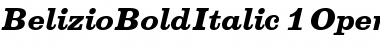 Download BelizioBoldItalic Font Download BelizioBoldItalic Font