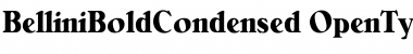 Download BelliniBoldCondensed Font Download BelliniBoldCondensed Font