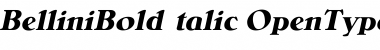 Download BelliniBoldItalic Font Download BelliniBoldItalic Font
