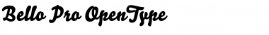 Download Bello Pro Font Download Bello Pro Font