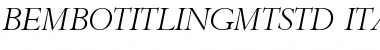 Download Bembo Titling MT Std Font Download Bembo Titling MT Std Font