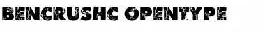 Download BenCrushC Font Download BenCrushC Font
