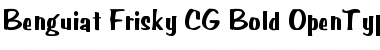 Download Benguiat Frisky CG Font Download Benguiat Frisky CG Font