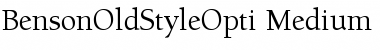 Download BensonOldStyleOpti Font Download BensonOldStyleOpti Font