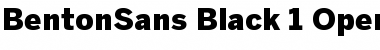 Download BentonSans Black Font Download BentonSans Black Font
