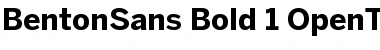 Download BentonSans Bold Font Download BentonSans Bold Font