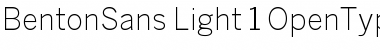 Download BentonSans Light Font Download BentonSans Light Font