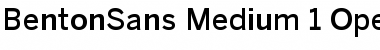 Download BentonSans Medium Font Download BentonSans Medium Font