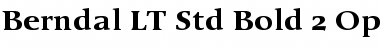 Download Berndal LT Std Bold Font Download Berndal LT Std Bold Font