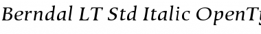 Download Berndal LT Std Regular Font Download Berndal LT Std Regular Font