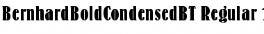 Download Bernhard Bold Condensed Font Download Bernhard Bold Condensed Font