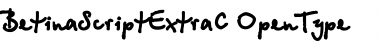 Download BetinaScriptExtraC Font Download BetinaScriptExtraC Font