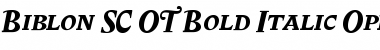 Download Biblon SC OT Font Download Biblon SC OT Font