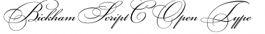 Download BickhamScriptC Font Download BickhamScriptC Font