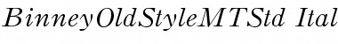 Download Binny Old Style MT Std Font Download Binny Old Style MT Std Font