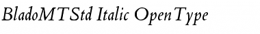 Download Blado MT Std Italic Font Download Blado MT Std Italic Font