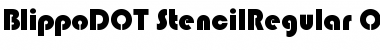 Download Blippo Stencil D OT Font Download Blippo Stencil D OT Font