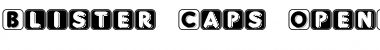Download Blister Caps Font Download Blister Caps Font