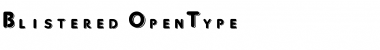 Download Blistered Font Download Blistered Font