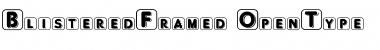 Download BlisteredFramed Font Download BlisteredFramed Font
