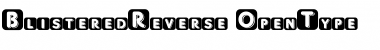 Download BlisteredReverse Font Download BlisteredReverse Font