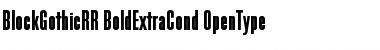 Download BlockGothicRR Font Download BlockGothicRR Font