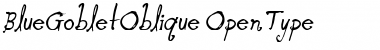 Download Blue Goblet Oblique Font Download Blue Goblet Oblique Font