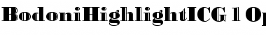 Download BodoniHighlightICG Font Download BodoniHighlightICG Font