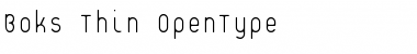 Download Boks-Thin Font Download Boks-Thin Font