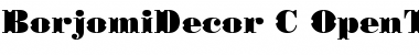 Download BorjomiDecor C Font Download BorjomiDecor C Font