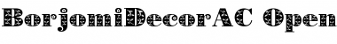 Download BorjomiDecorAC Font Download BorjomiDecorAC Font