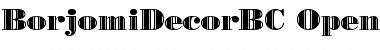 Download BorjomiDecorBC Font Download BorjomiDecorBC Font