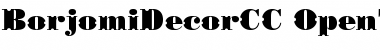 Download BorjomiDecorCC Font Download BorjomiDecorCC Font