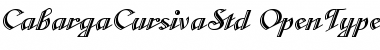 Download Cabarga Cursiva Std Font Download Cabarga Cursiva Std Font