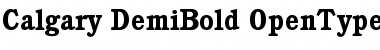 Download Calgary-DemiBold Font Download Calgary-DemiBold Font