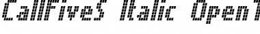 Download CallFiveS-Italic Font Download CallFiveS-Italic Font