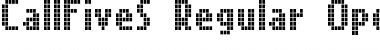 Download CallFiveS-Regular Font Download CallFiveS-Regular Font