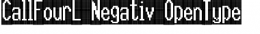 Download CallFourL-Negativ Font Download CallFourL-Negativ Font
