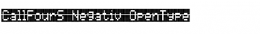 Download CallFourS-Negativ Font Download CallFourS-Negativ Font