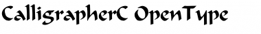 Download CalligrapherC Font Download CalligrapherC Font