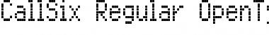 Download CallSix-Regular Font Download CallSix-Regular Font