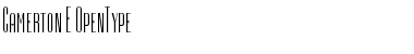 Download Camerton E Font Download Camerton E Font
