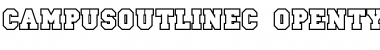 Download CampusOutlineC Font Download CampusOutlineC Font