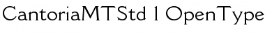 Download Cantoria MT Std Font Download Cantoria MT Std Font