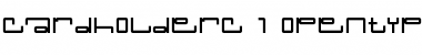 Download CardholderC Font Download CardholderC Font