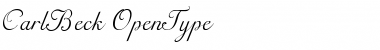 Download CarlBeck Font Download CarlBeck Font