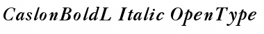 Download CaslonBoldL-Italic Font Download CaslonBoldL-Italic Font