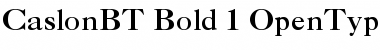 Download Caslon Bold Font Download Caslon Bold Font