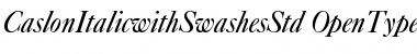 Download Caslon Italic with Swashes Std Font Download Caslon Italic with Swashes Std Font