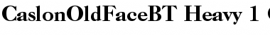 Download Caslon Old Face Font Download Caslon Old Face Font